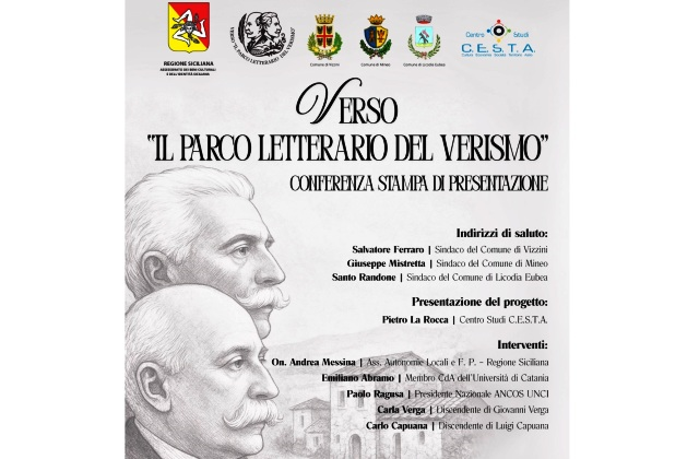 Verso “Il Parco Letterario del Verismo”: Vizzini, Mineo e Licodia Eubea insieme per valorizzare Verga e Capuana